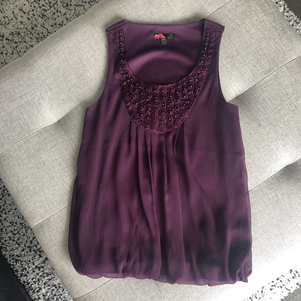 Beaded Tank Blouse